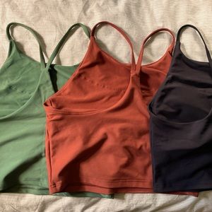 Pack of three longline Old Navy sports bras in size large